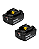 Kit Carregador Dc18wc + 02 Baterias Bl1850b Pskdwt2 - Makita - Imagem 4