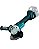 Esmerilhadeira Angular Makita Dga504+carregador E Baterias - Imagem 3