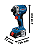 Combo Gsb 185-li + Gdr 18v-215 Com 2 Baterias E Maleta Bosch - Imagem 5