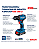 Combo Gsb 185-li + Gdr 18v-215 Com 2 Baterias E Maleta Bosch - Imagem 2