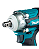 Chave De Impacto Dtw300z Makita + Bateria 3.0ah - Imagem 3