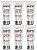 Reparação Total 5 Leave-in Cicatri Renov 50ml - Kit 06 Unid - Imagem 1