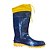 BOTA ROBUSTA BASPAN NAUTICA AZUL/AMA - N 44 - Imagem 3