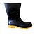 BOTA BASPAN PVC S/FORRO PRETA/AMAR - N 35 - Imagem 3