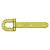 DOBRADIÇA FERRADURA DOURADO N.3 - 30CM - FORSUL - Imagem 2