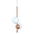 Pendente Jabuticaba 2 Globo De Vidro Rose Gold - Imagem 3