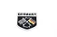 Emblema Plaqueta Decorativa  Adesiva Germany Preto - Imagem 1
