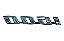 Emblema 1600  Capô Traseiro Fusca Premium - Imagem 2