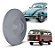 Calota 4 Furos C/Emblema VW Cinza Fusca Kombi - Imagem 3