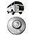 Calota 4 Furos C/Emblema VW Cinza Fusca Kombi - Imagem 4