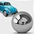 Calota Cromada P/Roda 5 Furos VW Fusca - Imagem 3