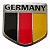 Emblema Plaqueta Decorativa Adesiva Germany Fusca - Imagem 1