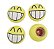 Bico Valvula Pino Pneu - Modelo Emoji Sorriso - Imagem 1