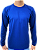Camiseta em Malha Manga Longa Gola Redonda Cor Azul Royal - Imagem 2