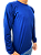 Camiseta em Malha Manga Longa Gola Redonda Cor Azul Royal - Imagem 1