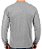Camiseta em Malha Manga Longa Gola Redonda Cor Cinza Mescla - Imagem 4