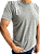 Camiseta Cinza Mescla Malha Manga Curta Gola Redonda - Imagem 2