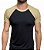 Camiseta Viscolycra manga Raglan em malha canelada - Imagem 1