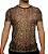 Camiseta Tule Estampado Onça - Imagem 1