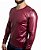 Camiseta Manga Longa Cirrê Bordô - Imagem 2