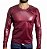 Camiseta Manga Longa Cirrê Bordô - Imagem 1