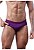 Sunga Slip Canelada Roxa Tulum - Imagem 1