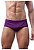 Sunga Slim Canelada Roxa Santorini - Imagem 1