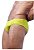 Sunga Slip Canelada Amarela Arraial - Imagem 1