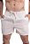 Short Liso Linho Misto Cru Manguinhos - Imagem 1