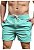 Short Liso Linho Misto Verde Agde - Imagem 1