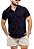 Camisa Viscolinho Preta Tulum - Imagem 1