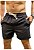 Short Liso Linho Misto Preto Akumal - Imagem 1
