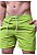 Short Liso Linho Misto Verde Betta - Imagem 1