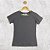 Camiseta Cinza Baby Look - Imagem 1