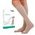 Meia 3/4 Malha Plana Selecta Classic 30-40 mmhg Cor Bege - Imagem 2