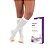 Meia Venosan Antitrombo 18mmHg  3/4 Panturrilha Cor Branco - Imagem 1