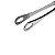 Pinça Profissional Tweezer Oval Fechada Para Aplicação 14cm - Imagem 2
