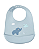 Babador em silicone com pega-migalhas Cloudy Elefante - Buba - Imagem 1