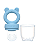 Porta Frutinhas Baby em silicone Ursinho Azul - Buba - Imagem 4