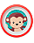 Pratinho Animal Fun Macaco - Buba - Imagem 1