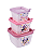 Conjunto 3 Potes Infantil Baby Minnie - Plasútil - Imagem 1