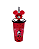 Copo Infantil com Pin Minnie 500ml - Plasútil - Imagem 1