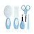 Kit Cuidados para o Bebê 5 pças com Necessaire Azul - Pimpolho - Imagem 2