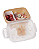 Marmita Infantil Capivara com Trava 630ml - Plasútil - Imagem 4