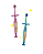 Escova de Dente  Extra Macia Peppa Pig c/ Stopper - DentalClean - Imagem 1