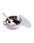 Tigelinha Inox comTampa e Colher Rosa 300ml- Pimpolho - Imagem 1