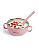 Tigelinha Inox comTampa e Colher Rosa 300ml- Pimpolho - Imagem 3