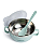 Tigelinha Inox comTampa e Colher Verde 300ml- Pimpolho - Imagem 1
