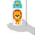 Garrafinha Tritan Leão 450ml - Buba - Imagem 5