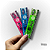 Kit com 3 - Seda Himalaya Spliff 3D Color King Size (Rosa, Azul e Verde) - Imagem 1